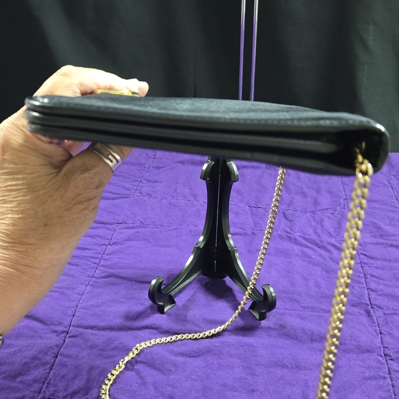 VINTAGE DIOR TROTTER OBLIQUE CANVAS NAVY SHOULDER/ CROSSBODY BAG - Picture 4 of 12